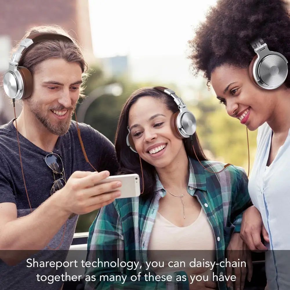 Oneodio Pro 30 Professional Studio DJ Headphones With Microphone Over Ear Wired Earphones HiFi Monitors Foldable Gaming Headset - Image 3