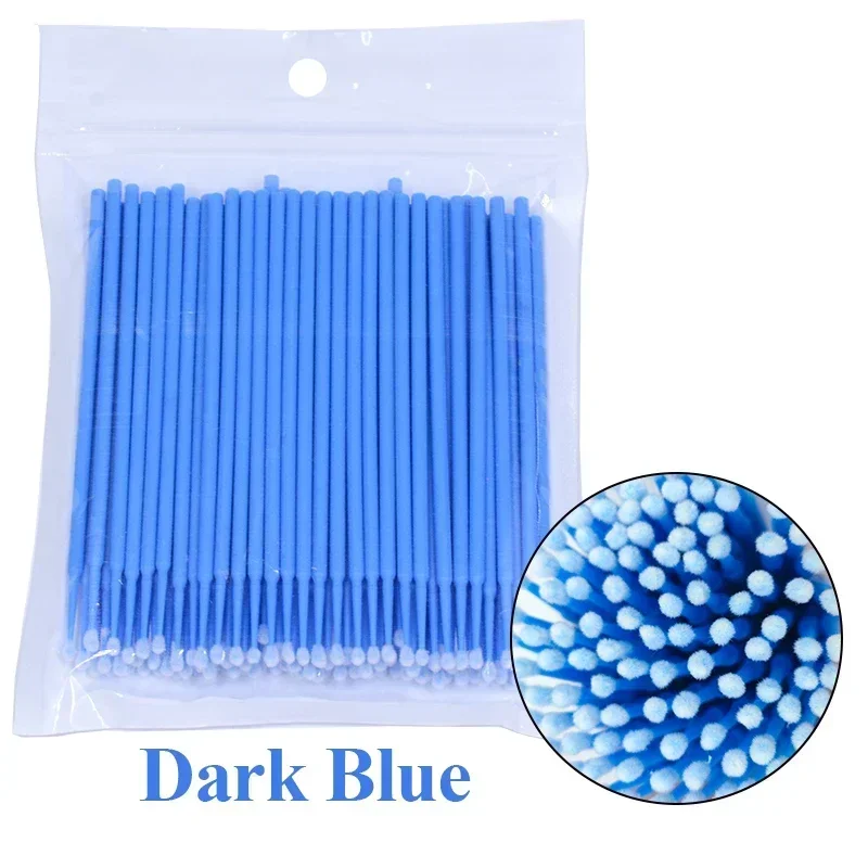 Cleaning Micro Cotton Brush Lash Extension 100Pcs Eyelash Swab Individual Eyelashes Microbrush Beauty Makeup Clean Remover Tools - Image 8