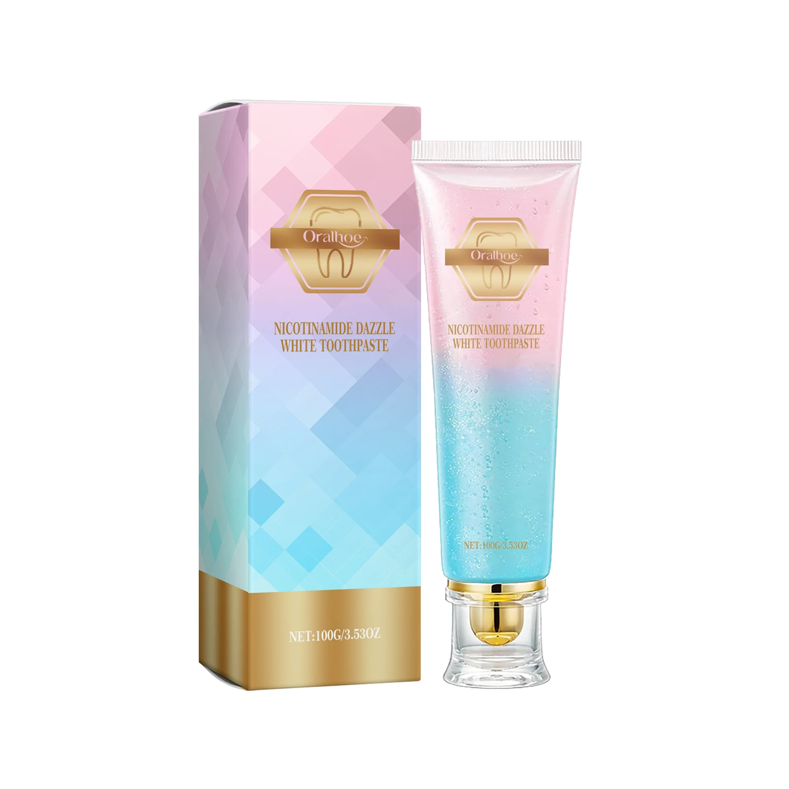 Niacinamide Whitening Toothpaste Reduce Dental Plaque Tartar Cleaning Stains Freshing Breath Remove Yellow Teeth Gum Oral Care - Image 2