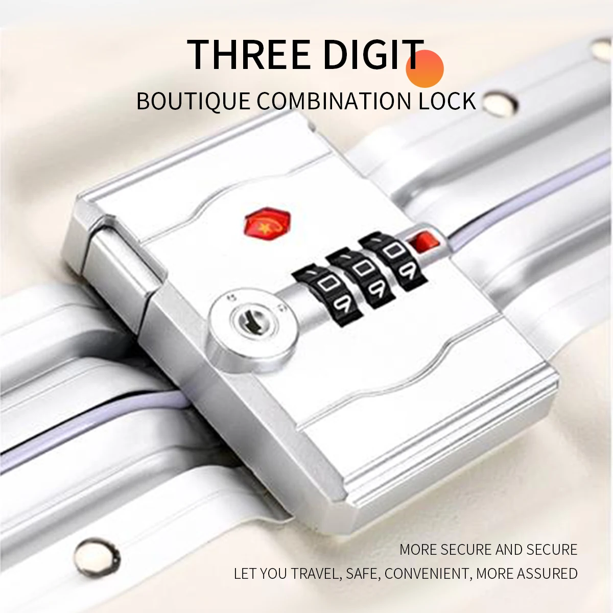 Trolley Luggage 20 24 26 28" Aluminum Frame Rolling Luggage Case USB Travel Suitcase on Wheels Combination Lock Carry on Luggage - Image 2