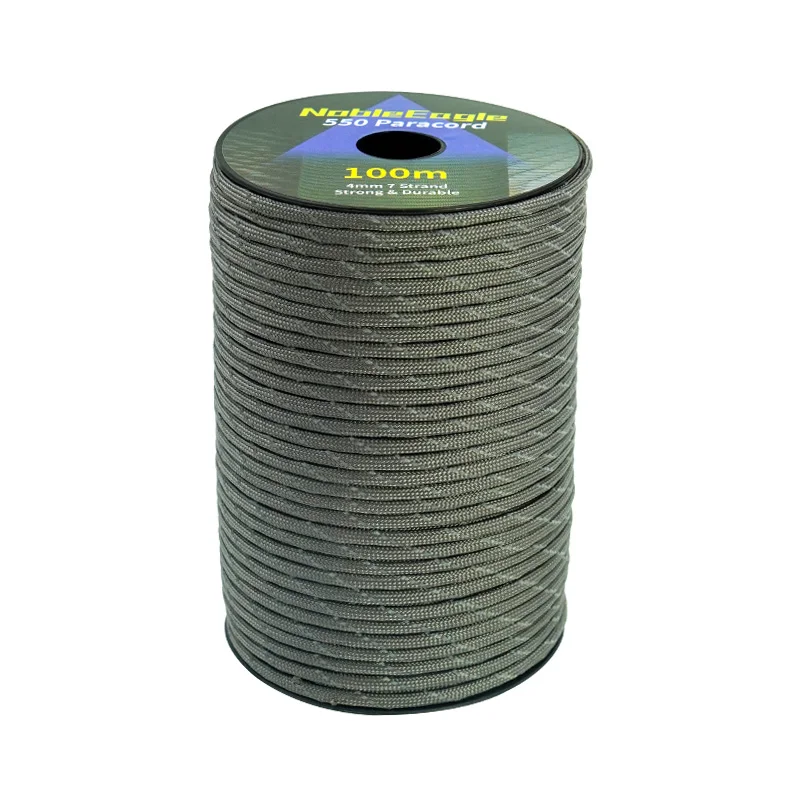 Reflective Paracord Military 7 Strand 4mm 550 Tactical Parachute Cord Camping Tent Lanyard DIY Bracelet Weaving Rope - Image 13
