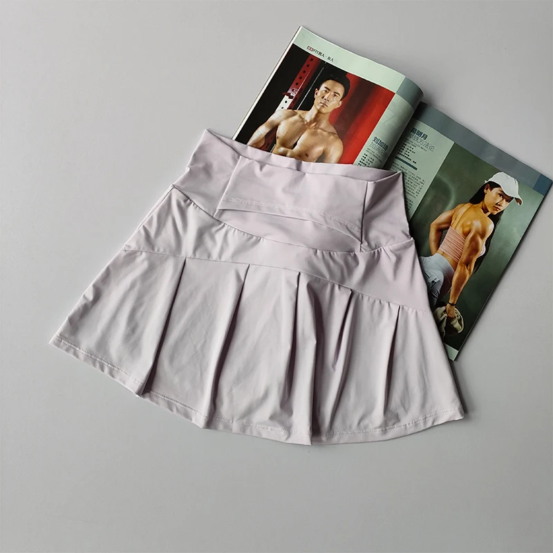 Women's High Waist Sports Short Skirt Quick Dry Fitness Yoga Running Tennis Golf Wear Summer Sport Skirts - Image 8