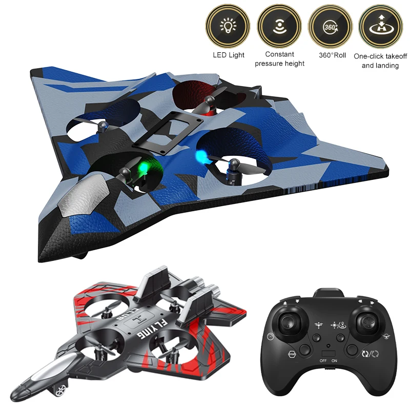 RC Aircraft EPP Foam Stunt Glider Electric Fighter Remote Control Airplane Fall Resistant Plane Toys for Boys Kids CZ01 CZ63