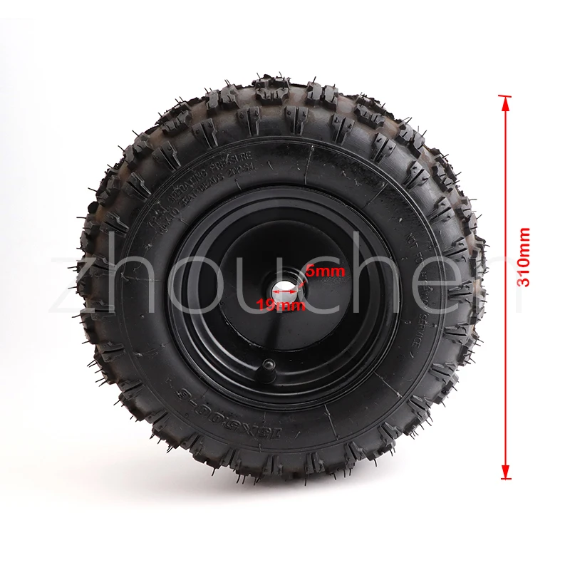 Motorcycle Accessories 13X5.00-6 inch wheel snow plow wheel butterfly flower tires 13 * 5.00-6 inch beach wheel - Image 2