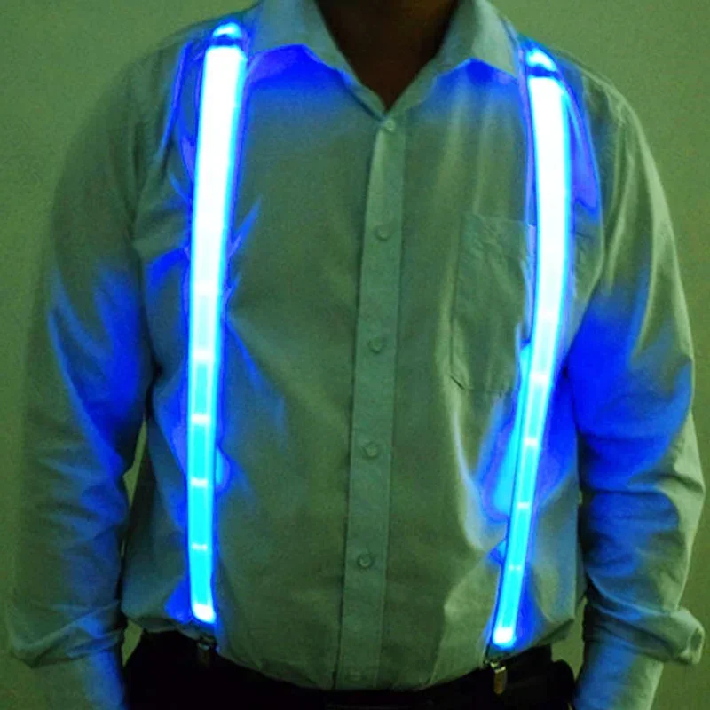 NEW Suspenders with Bow Tie LED Lights Woman Hangers for Men Suspenders for Pants Suspenders Men Motorcycle Pants Belt SD01 - Image 15
