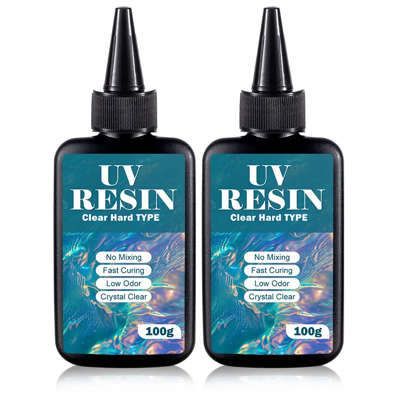 UV Resin Kit with Light Upgraded Hard Type Crystal Clear Ultraviolet Curing UV Resin for Craft DIY Jewelry Making Molds Casting - Image 12