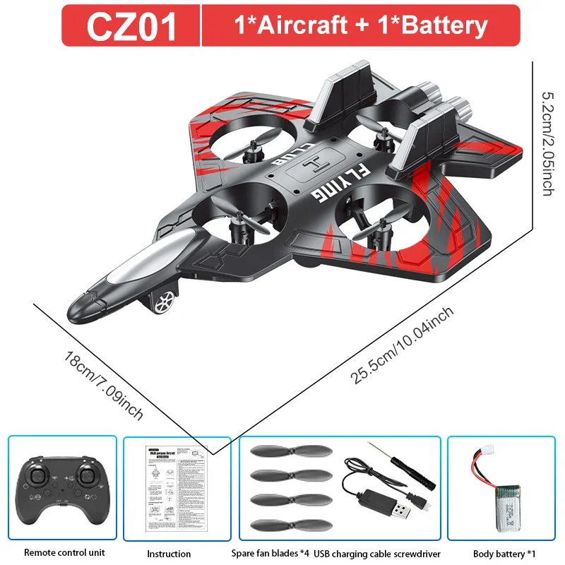 RC Aircraft EPP Foam Stunt Glider Electric Fighter Remote Control Airplane Fall Resistant Plane Toys for Boys Kids CZ01 CZ63 - Image 9