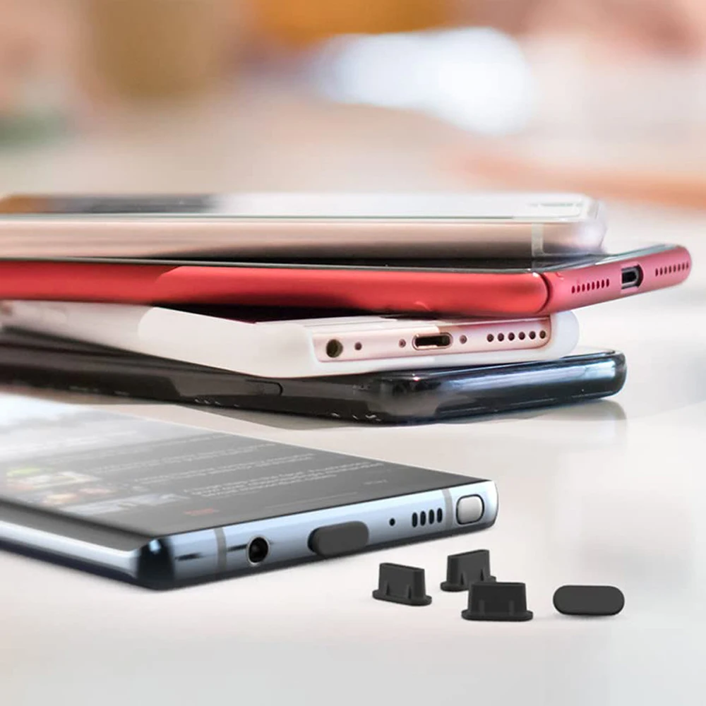 10/30/50PCS Type-C Silicone Dust Plugs Phone USB Charging Port Protector Cover Type C Anti-dust Cap for Samsung Xiaomi Huawei - Image 2