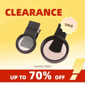 Clearance_Universal With Clip Portable Professional Phone Polarizer Wide Angle Lens 37/52MM CPL Filter Circular Camera Black Acc