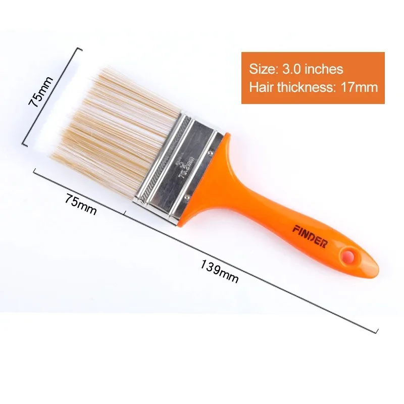 Home Improvement Wall Paint Brush PET Soft Bristle Durable Cleaning Brush ABS Handle Home Decoration Oil Painting Brush Tools - Image 12