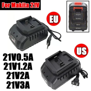 for Makita pin charger 18V 21V EU US electric drill electric wrench Angle grinder charger electric tool battery charger
