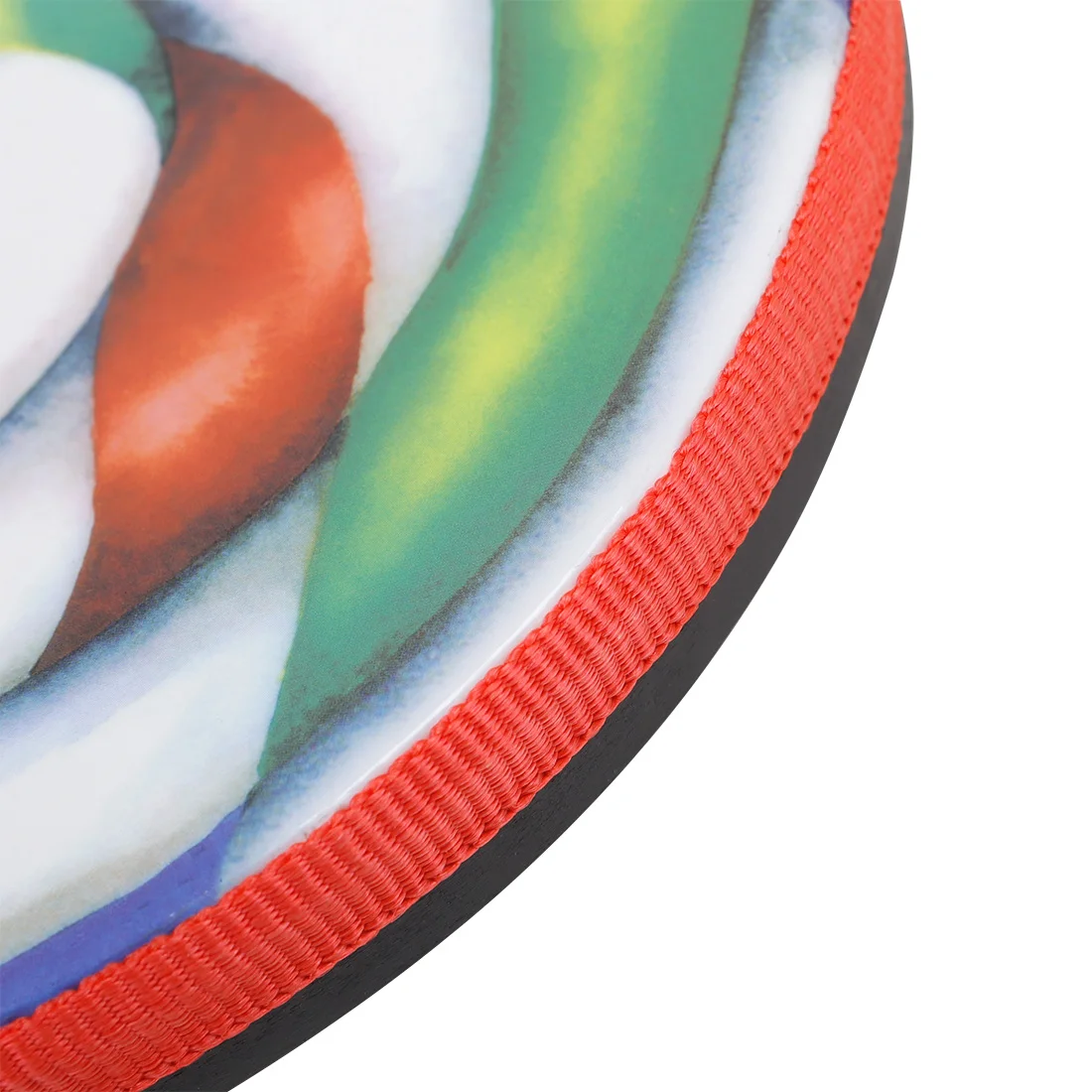 Orff 8 Inch Hand Drum Lollipop Style Percussion Instrument Portable Tambourine With Knock Stick Children Educational Kids Toys - Image 4