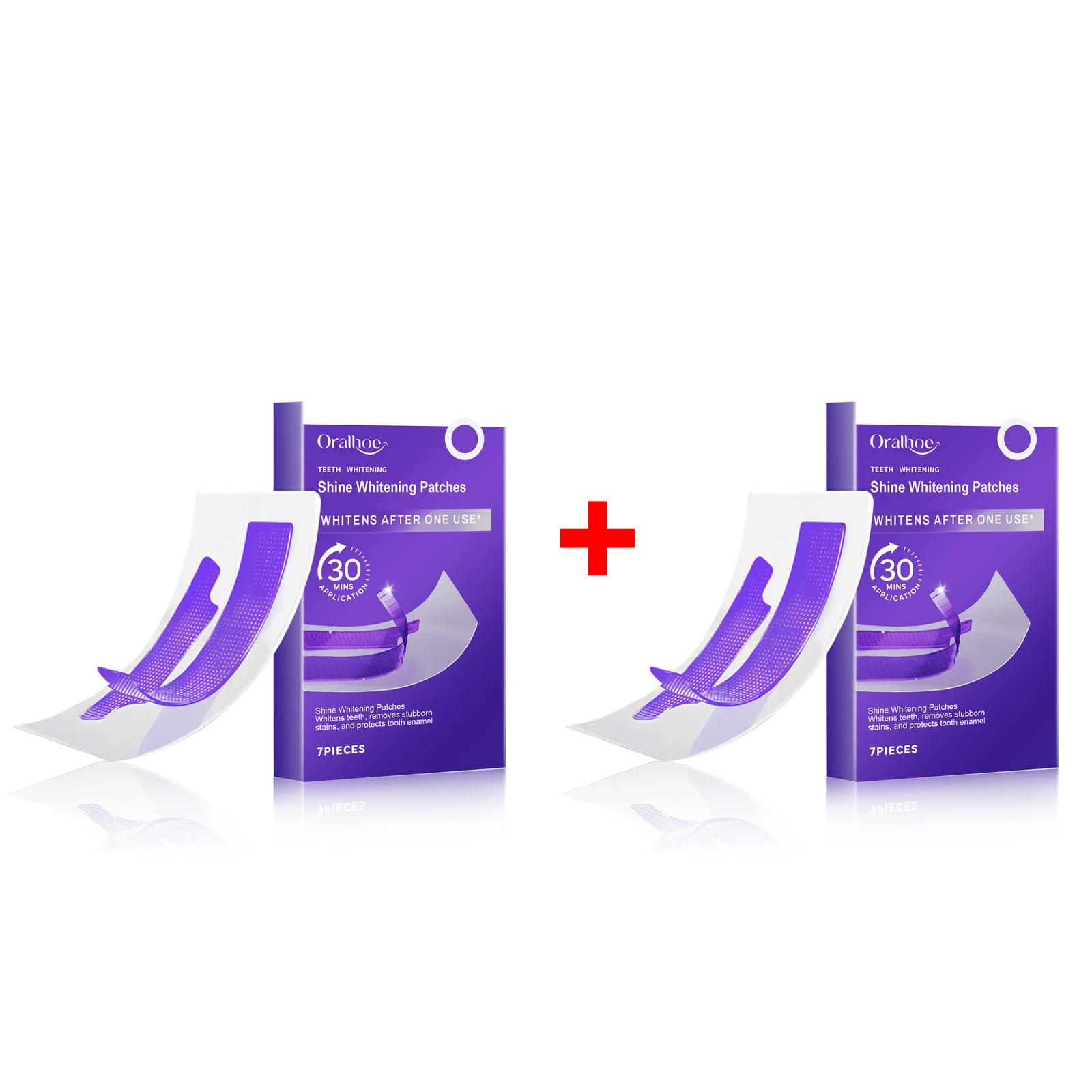 Purple Teeth Whitening Strips Brighten Tooth Remove Plaque Stain Cleaning Oral Hygiene Reduce Sensitivity Bleaching Dental Tools - Image 7