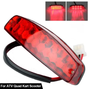12v ATV LED Rear Tail Brake Light LED Rear Lights Cafe Racer Indicator Lamp Motorcycle Lighting For Moto Quad Kart Scooter