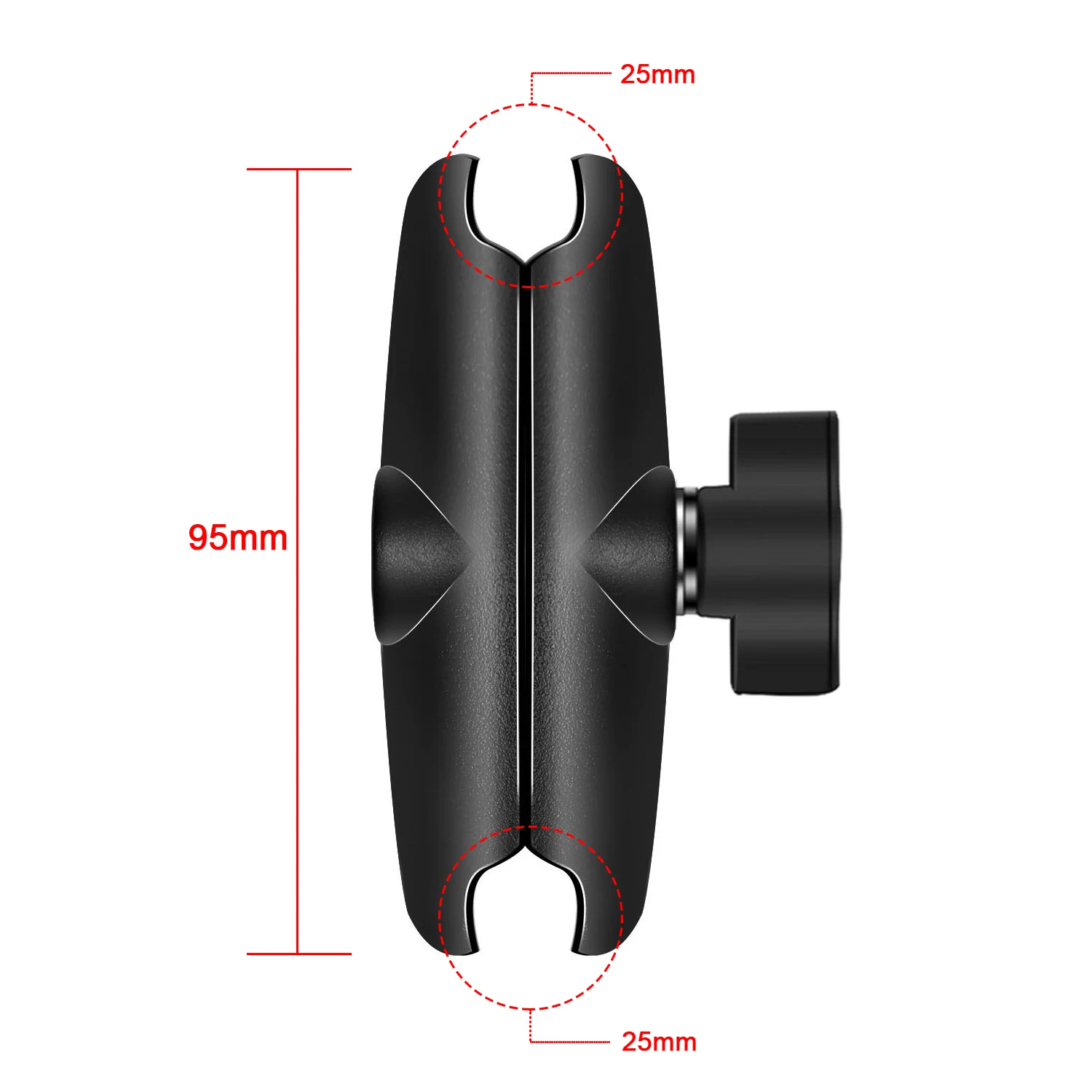 1 inch Ball Head Adapter Mount Base Motorcycle Handlebar Rearview Mirror Bracket for DJI GoPro Insta360 Action Camera Accessory - Image 7