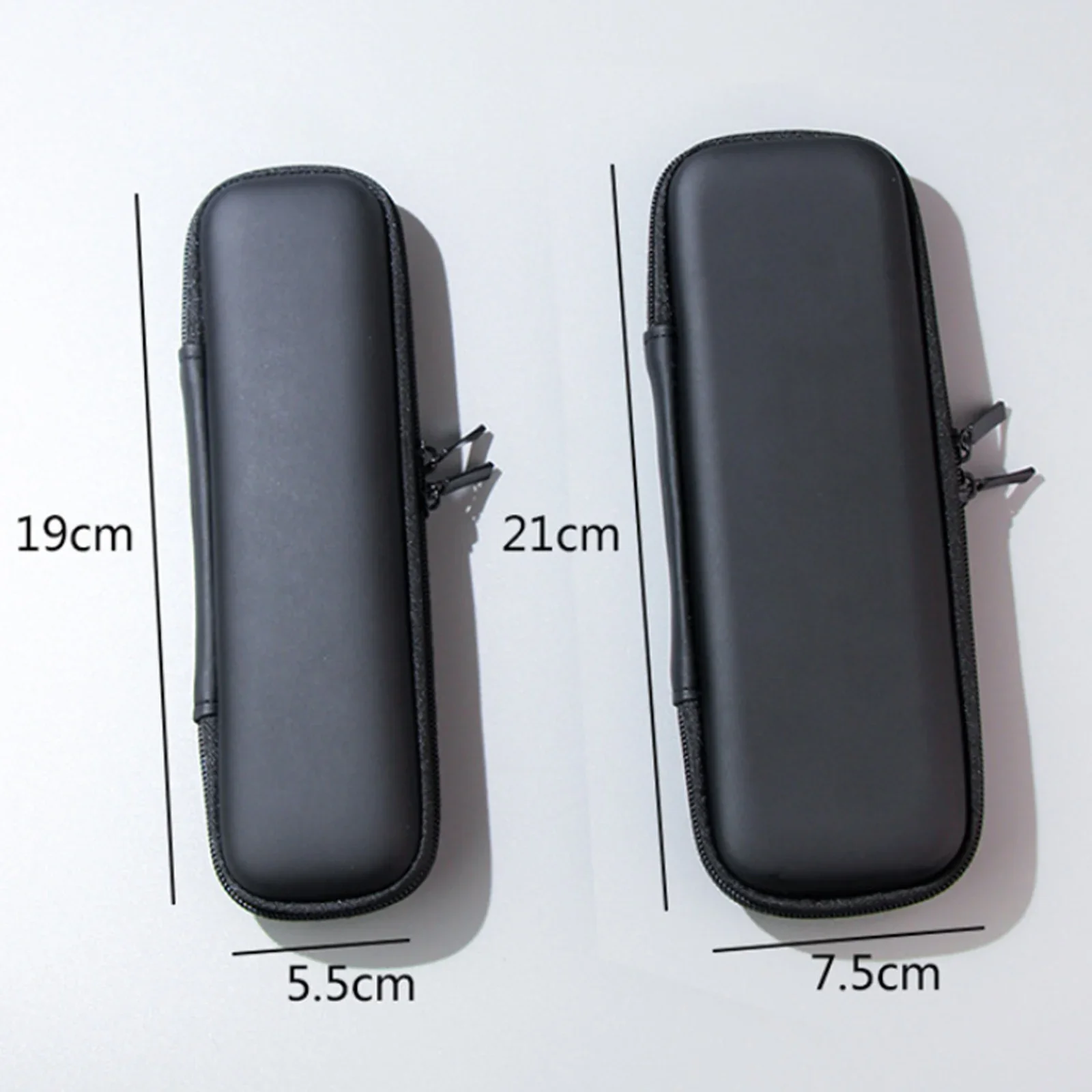 Black Cosmetic Storage Bags Waterproof Double Zipper Makeup Brushes Case Women Bag Portable Travel Brush Holder Pen case Box - Image 2