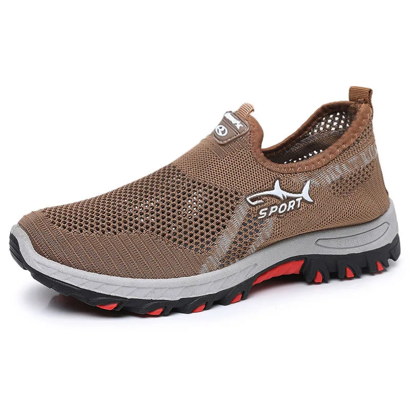 Men's summer sneakers Sporty men's mesh shoes breathable sports shoes canvas lightweight sneakers cheap shoes clearance - Image 2