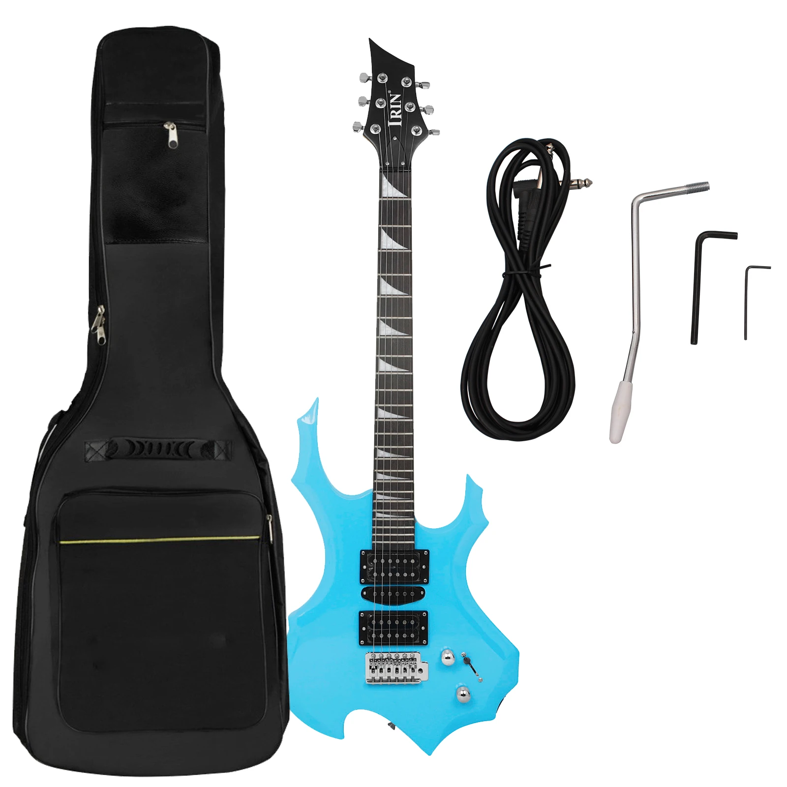 IRIN Electric Guitar 24 Frets 6 Strings Maple Body Multi-color Electric Guitar Guitarra with Bag Wrench Set Guitar Accessories - Image 9