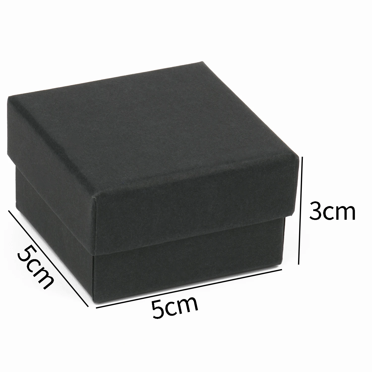 1PCS Black Square Jewelry Display Gifts Box Organizer Engagement for Ring Earring Brooch Necklace Bracelet Packaging Boxes - Image 9