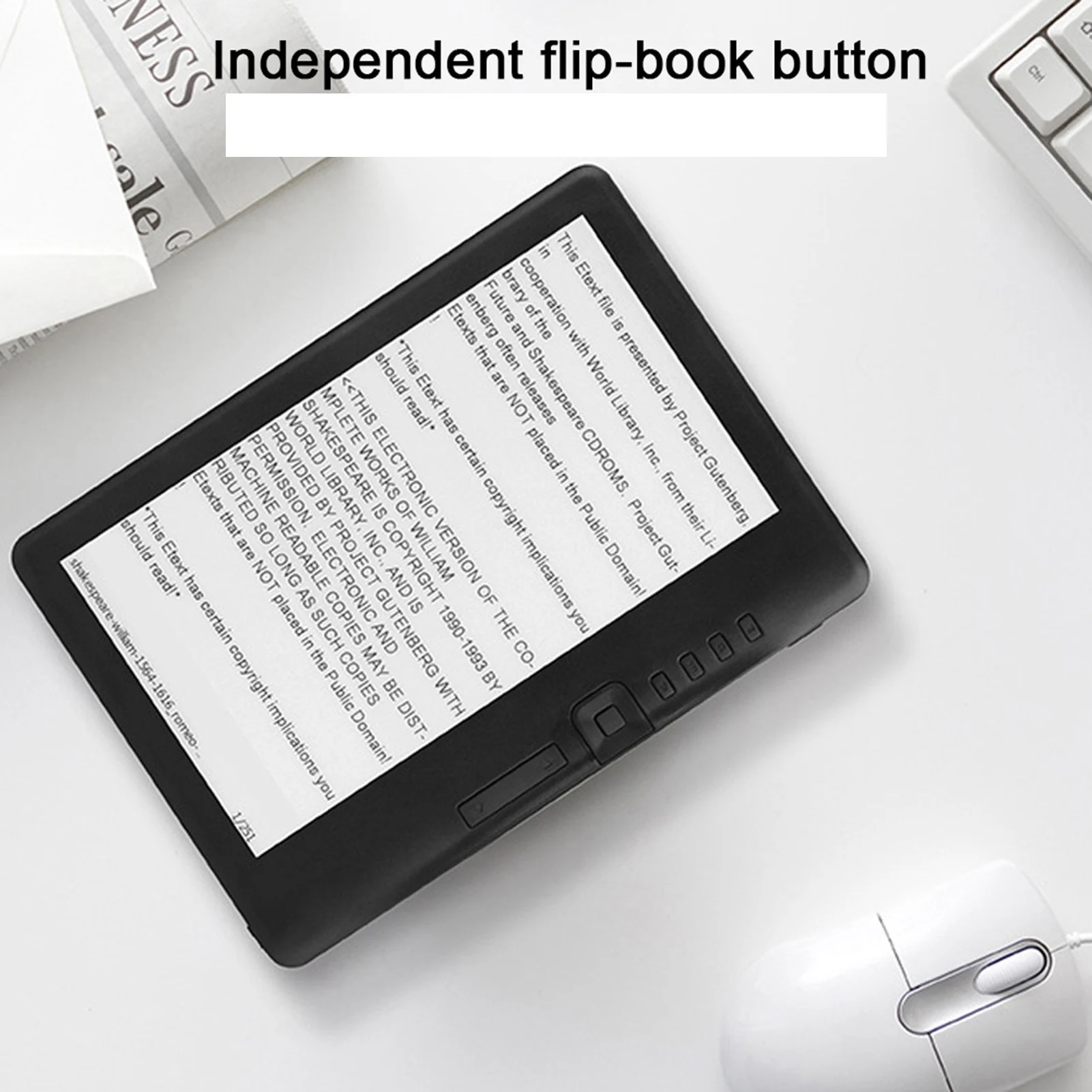 BK7019 Portable 7inch Ebook Reader Colorful Screen Supports Memory Card Digital Book Read E‑book E‑book Reader E‑book Read - Image 3