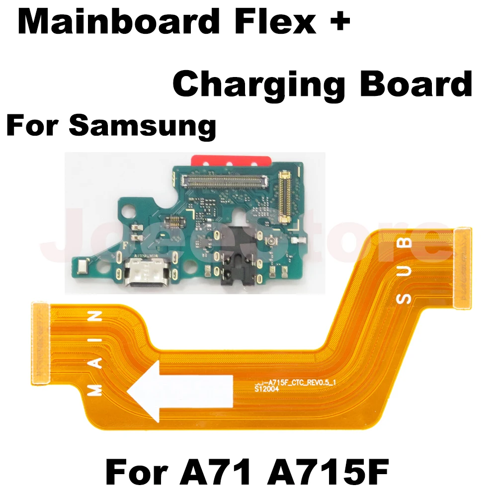 Fast Charger Main Charging Port Board For Samsung A51 A71 A70 A50 A31 A30 A20 A10 A50S Motherboard Connect USB Dock Flex Cable - Image 3