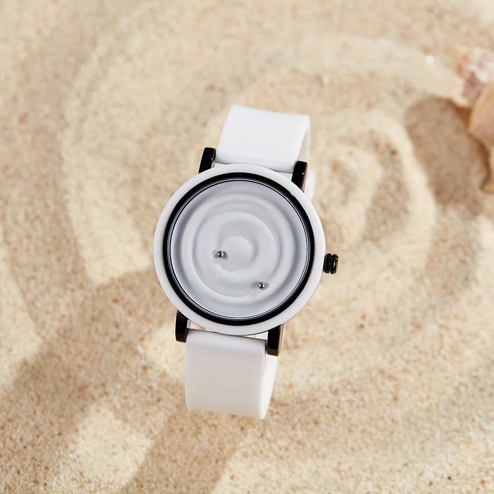 Personalized fashionable floating magnetic pointer free ball bearing creative simple waterproof quartz watch student women men - Image 4