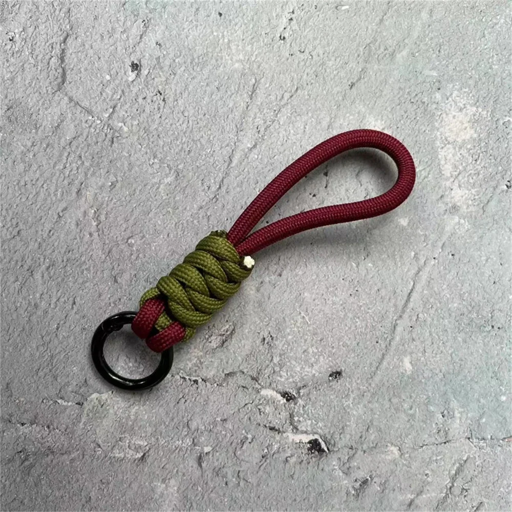 Colorful Braided Lanyard Keychain Unisex Anti-Lost Wrist Strap Paracord With Key Ring For Phone Camera U Disk Bottle Accessories - Image 17