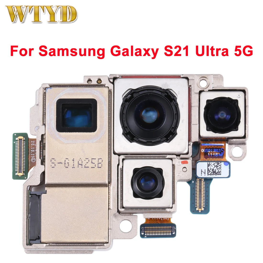 For Samsung Galaxy S21 Ultra 5G SM-G998B Camera Set (Telephoto + Depth + Wide + Main Camera)