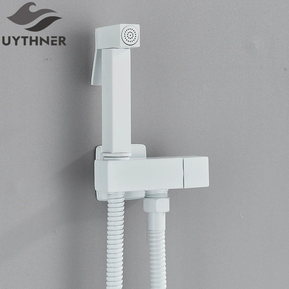 Uythner Bathroom Bidet Faucet Brass Tap Washer Mixer Single Cold Water Shower Sprayer Head Tap Toilet Faucets Toilet Handle Jet - Image 8