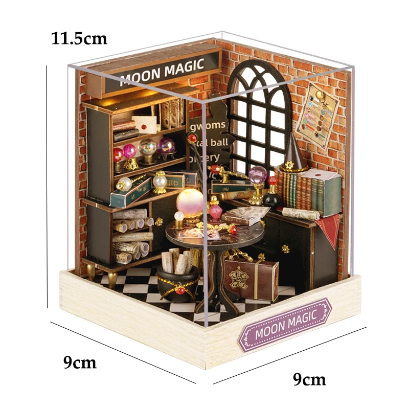 Mini Doll House DIY 3D Puzzle Assembly Building Model Toys Home Bedroom Decoration With Furniture Wooden Craft Gifts DollHouses - Image 18