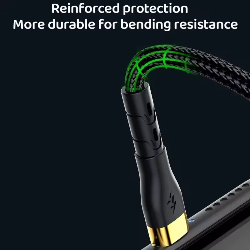 120W USB C TO Type C Data Cord Super Fast Charging Cable For Samsung iPhone 16 15 14 Pro Max Xiaomi Oneplus Poco USB Data Cable - Image 4