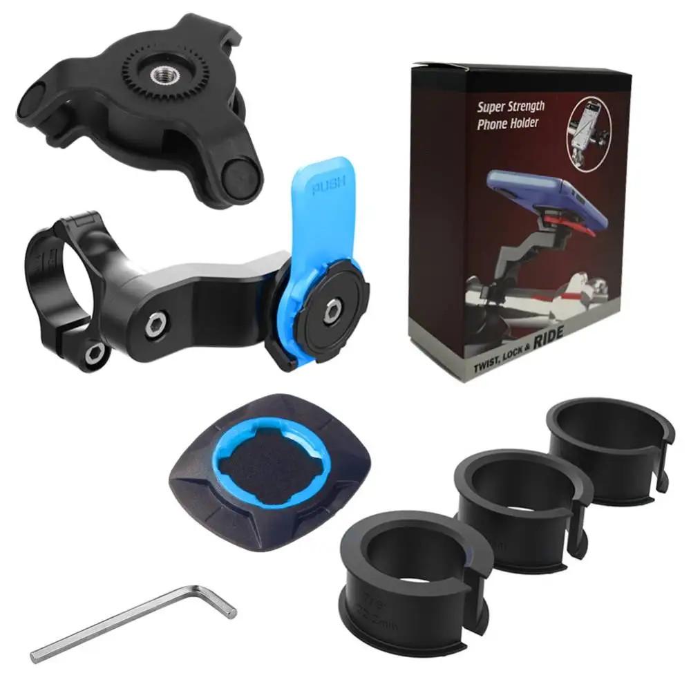 Motorcycle Bike Phone Holder Phone Bracket Vibration Damper Bike Handlebar Navigation Support for 4.7-7.2'' Phone - Image 10