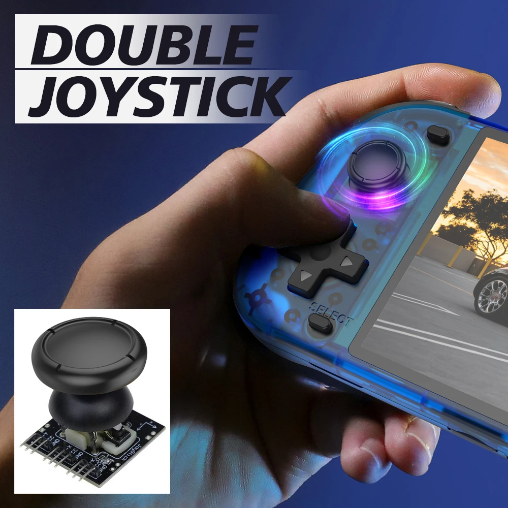 5.1inch Game Console R50S 128G IPS Screen Video Game Consoles Wifi Two-player Online Gaming Pocket R36S Upgraded Consolas - Image 4