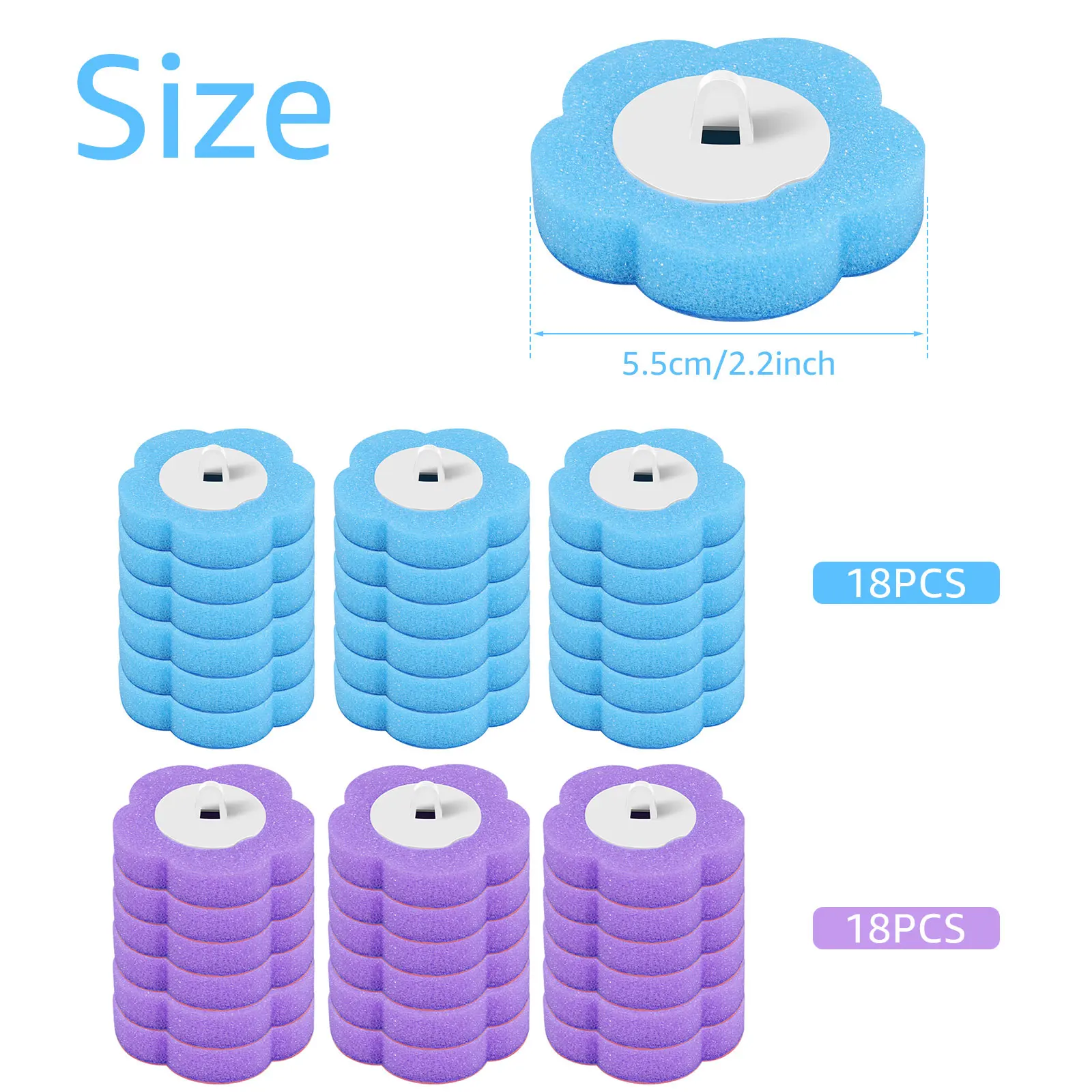 18/36Pcs Disposable Toilet Brush Wall Mounted Toilet Brush with Replacement Head Cleaning Set Home Bathroom WC Accessories - Image 10
