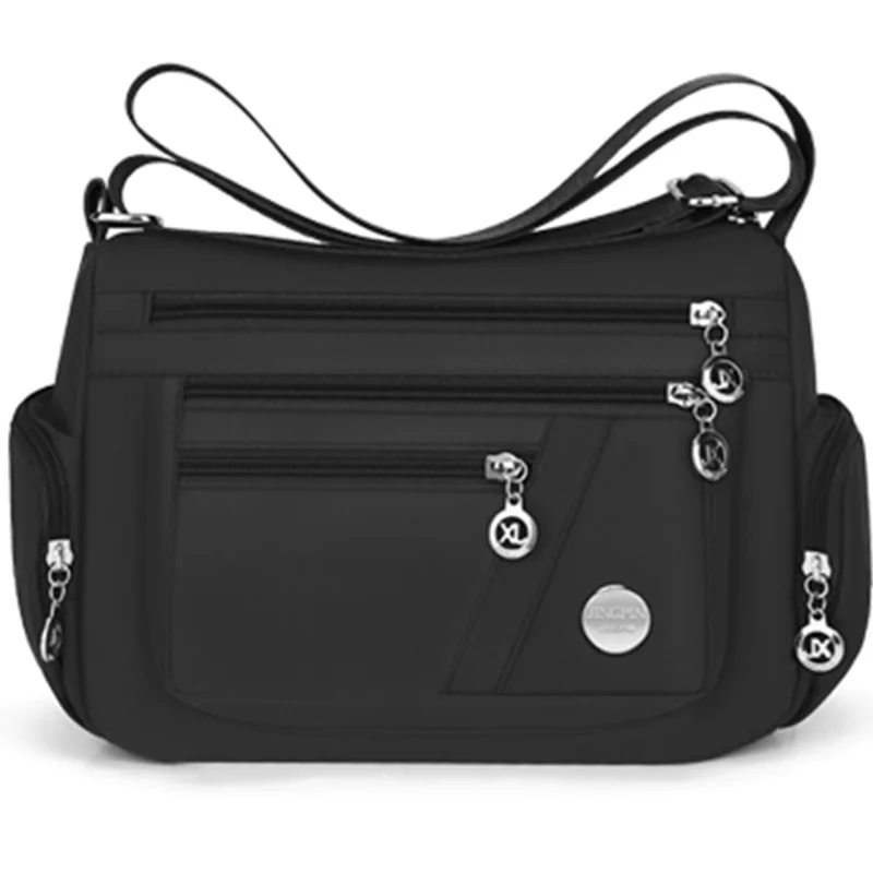 New style neutral nylon fabric ladies' handbag Oxford cloth shoulder strap crossbody bag travel bag multi-compartment casual bag - Image 3