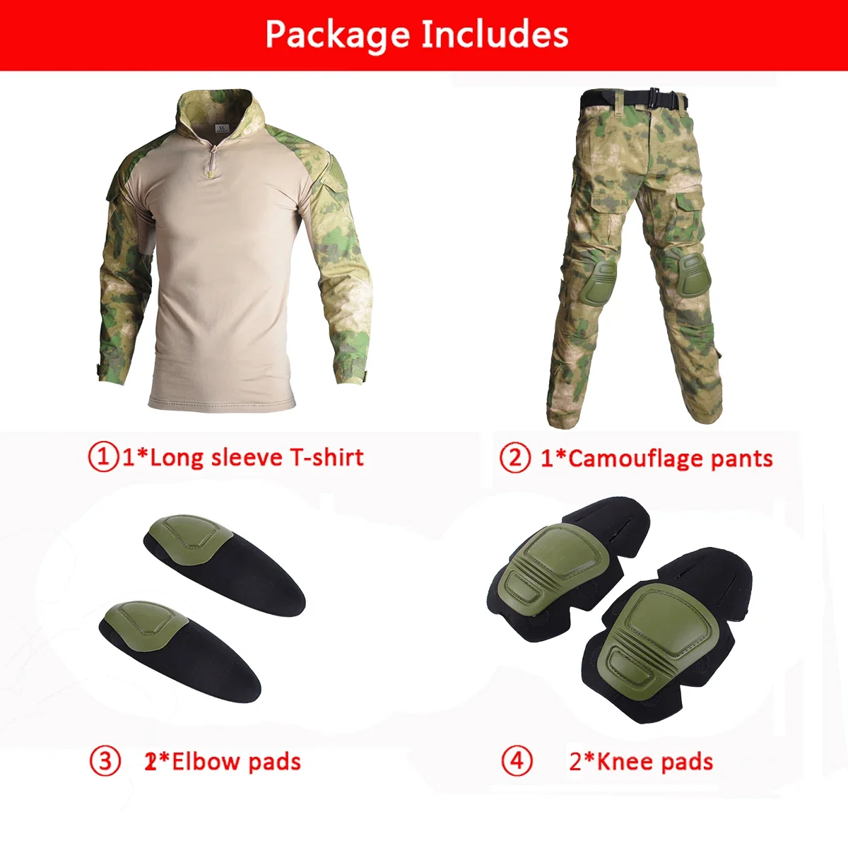 Camo Tactical Uniform Airsoft Ripstop Suit Multi Pocket Suits Hunting Pants Men Trainning Shirts Airsoft Paintball Clothes Sets - Image 8