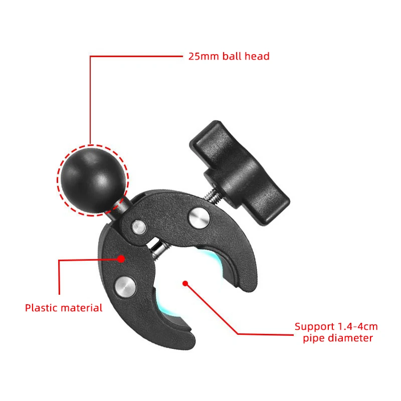 1 inch Ball Head Adapter Mount Base Motorcycle Handlebar Rearview Mirror Bracket for DJI GoPro Insta360 Action Camera Accessory - Image 23