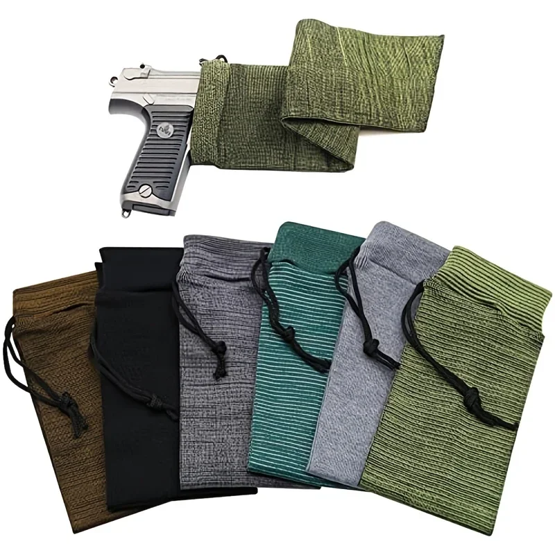 Silicone Treated Gun Sock Polyester Rifle Shooting Fishing Rod Protection Cover Bag Case Hunting Sleeve - Image 3