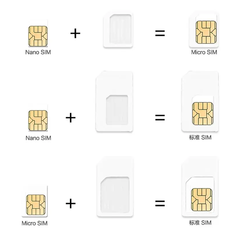 4 in 1 Convert for Nano SIM Card to Micro Standard Adapter For Smart Phone 4G LTE USB Wireless Router - Image 5