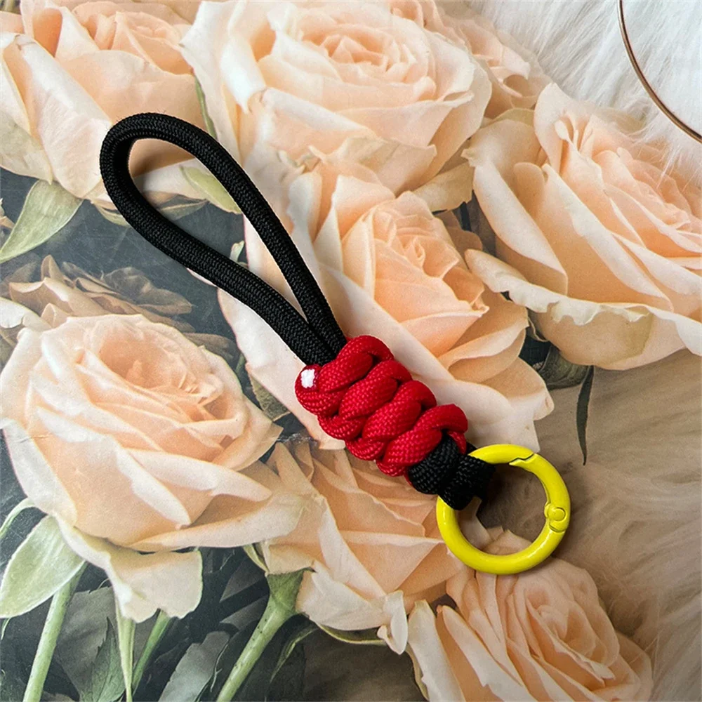 Colorful Braided Lanyard Keychain Unisex Anti-Lost Wrist Strap Paracord With Key Ring For Phone Camera U Disk Bottle Accessories - Image 16