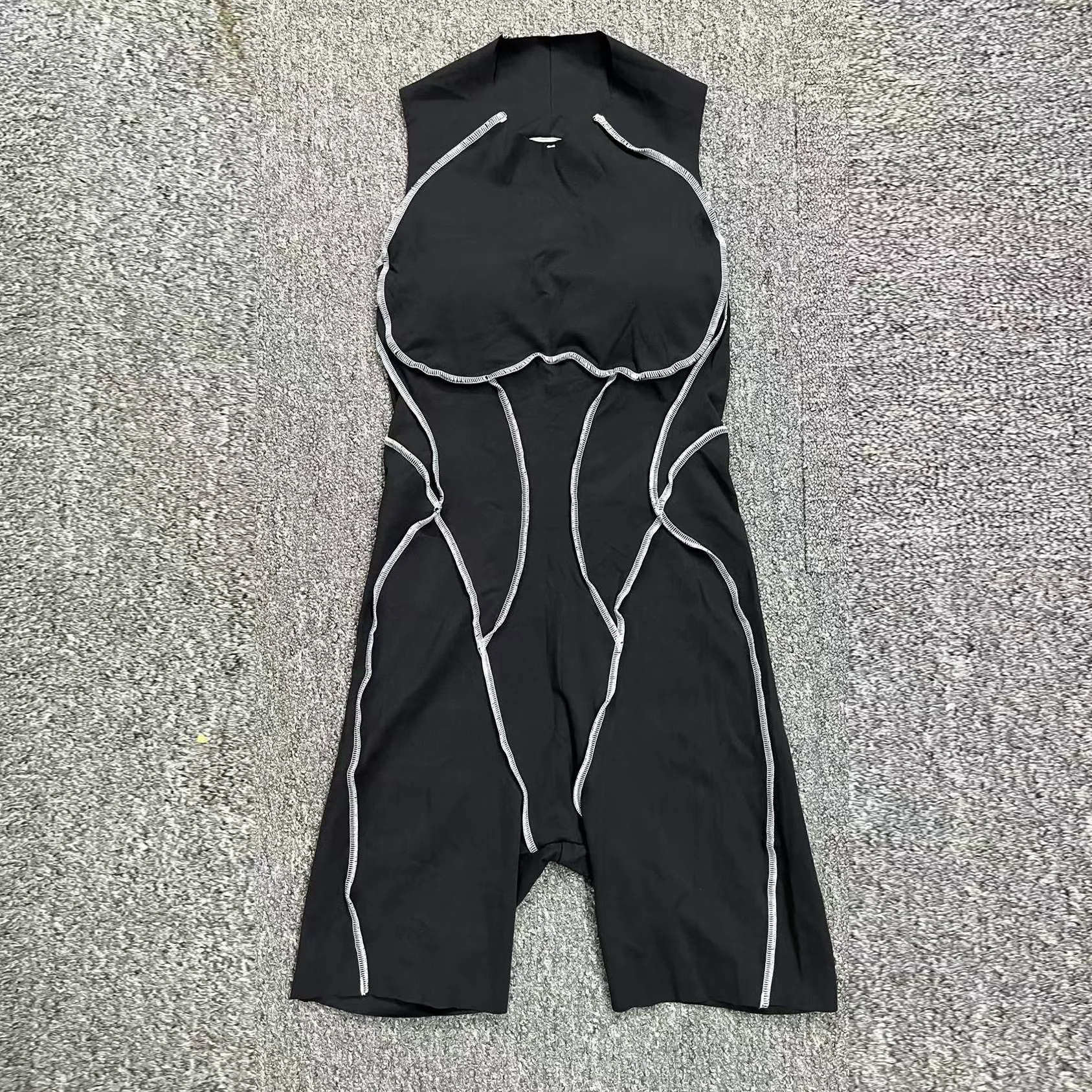 Yoga Jumpsuit Summer Short Sleeveless Sports Wear Gym Fitness Sports Bodysuit Women Dance Running Workout Clothes Yoga Jumpsuit - Image 7