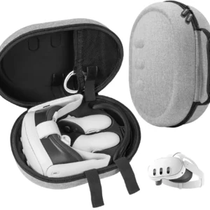 Hard Carrying Case Compatible with Oculus/Meta Quest 3, Suitable for Travel Portable Protection Accessories for Oculus Quest 3