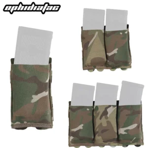 OPHIDIAN 5.56/7.62 Magazine Pouch Hunting Molle Magazine Pouch Single Double Triple Magazine Storage Bag Hunting Elastic Box for