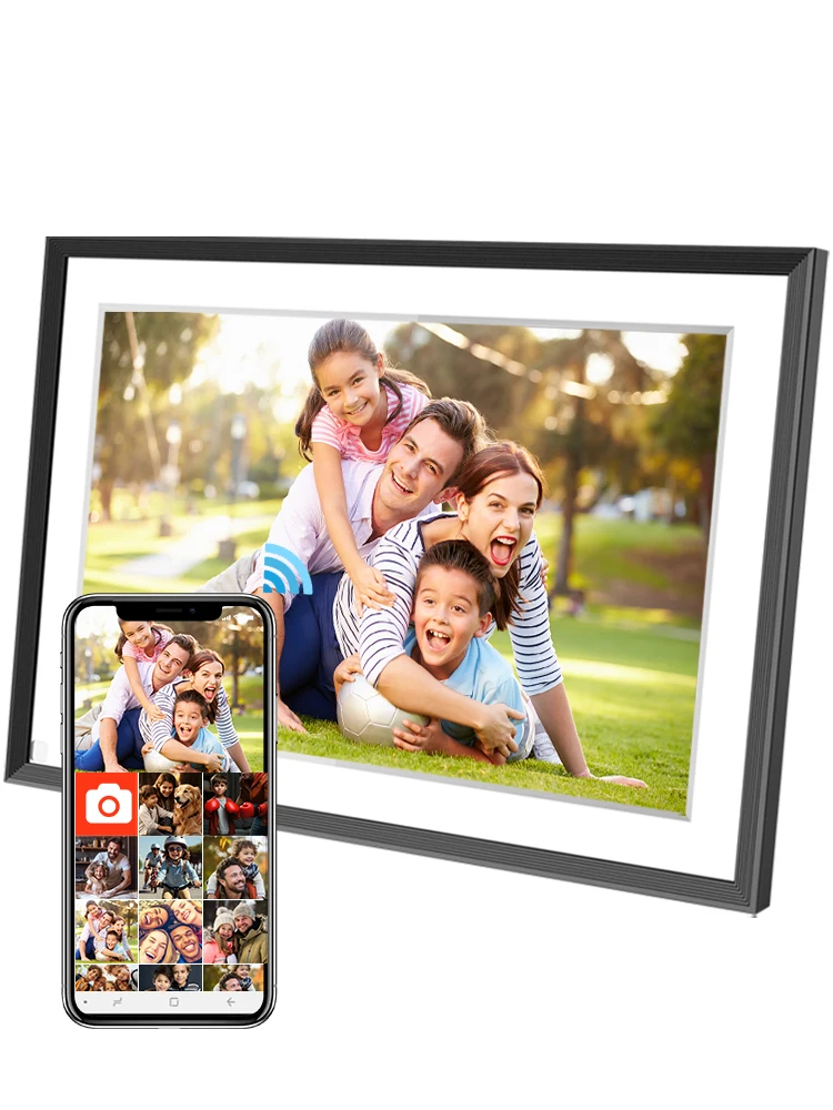Christmas Gift Frameo 10.1 Inch WiFi Digital Picture Frame,1280 * 800IPS HD Cloud Smart Digital Photo Frame,32GB Storage, - Image 8