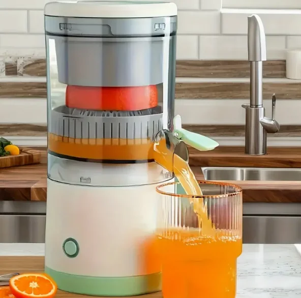 Electric juicer for separating dregs and juice Portable household+orange juice machine Fresh squeezing is super practical. - Image 3