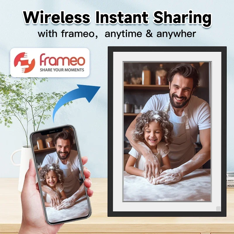 Christmas Gift Frameo 10.1 Inch WiFi Digital Picture Frame,1280 * 800IPS HD Cloud Smart Digital Photo Frame,32GB Storage, - Image 6