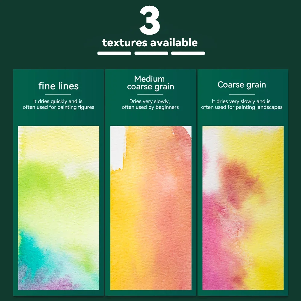 20 Sheets Baohong 200g/300g Watercolor Sketchbook 100% Cotton Watercolor Paper Sealing Pad 32K 16K 8K Water Color Drawing Book - Image 4