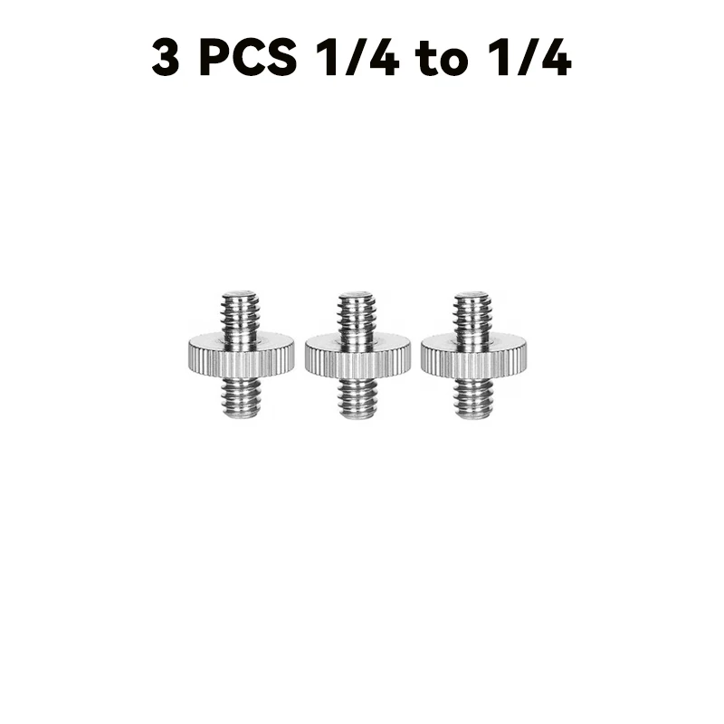 1/4 Inch to 1/4 3/8 Inch Male Camera Screw Mount Adapter Tripod Screw Adapter Female Thread for Camera Tripod Monopod Ring Light - Image 17