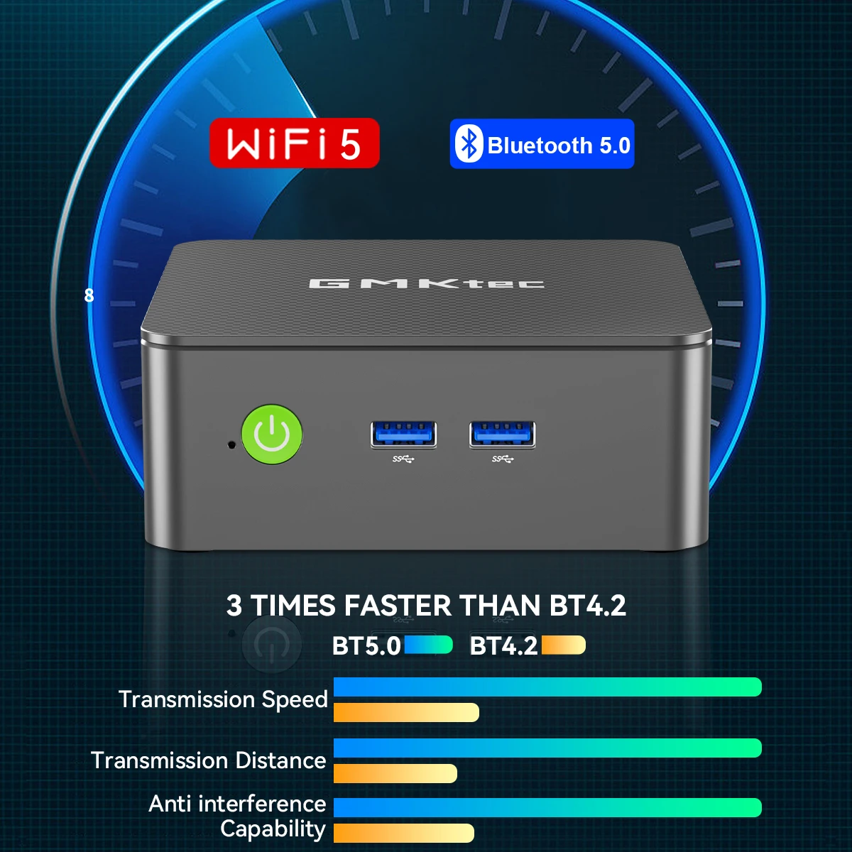 GMKtec G3S Mini PC Intel Alder Lake N95 Windows 11 Pro Mini PC 8GB DDR4 128/256GB PCIe M.2 SSD WiFi 5 BT5.0 Desktop Computer - Image 3