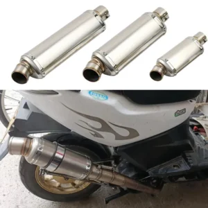 slip-on  51mm Universal Stainless SteelMotorcycle Exhaust Muffler Escapes Para Motos 100cc-1000cc ATV GP Scooter For fz6 pcx125